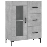 Highboard Concrete Grey 69,5x34x180 cm Engineered Wood 3199941
