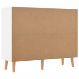 Sideboard High Gloss White 90x30x72 cm Engineered Wood 326819