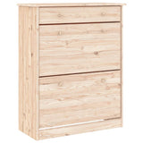Shoe Cabinet ALTA 77x35x96 cm Solid Wood Pine 353923