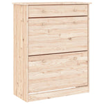 Shoe Cabinet ALTA 77x35x96 cm Solid Wood Pine 353923