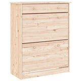 Shoe Cabinet ALTA 77x35x96 cm Solid Wood Pine 353923