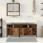 Bathroom Furniture Set with Storage 3 pcs Brown 80 x 30 x 60 cm 3332574