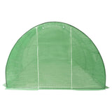 Greenhouse Green PE mesh fabric, Galvanised steel 45536