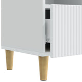 TV Cabinet with Drawer White 102 x 34.5 x 50 cm Engineered Wood 894675