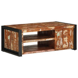 Coffee Table Multicolour 90x50x36 cm Solid Wood Reclaimed 4013554