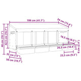 Chicken Nesting Box 4 Compartments Wall-Mounted Galvanised Steel 4104893