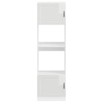 Oven Cabinets 2 pcs Porto Gloss White Engineered Wood 3315053
