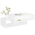 Coffee Table White 105x55x32 cm Engineered Wood 808522