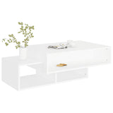 Coffee Table White 105x55x32 cm Engineered Wood 808522