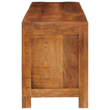 TV Cabinet with Shelf Brown 110 x 30 x 40 cm Solid mango wood 4104602