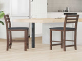 Dining Chairs 2 pcs Light Brown 40 x 47.5 x 99.5 cm 42020466