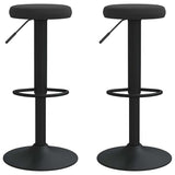 Bar Stools 2 pcs Black Velvet 333140