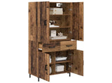 Highboard Old Wood 69.5 x 34 x 180 cm Engineered Wood 3415832