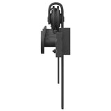 Sliding Door Hardware Kit 183 cm Steel Black 4009748