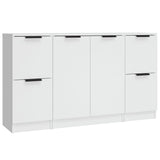 Sideboards 3 pcs White Engineered Wood 3115844