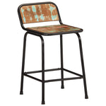Bar Stools 4 pcs 46x35.5x70 cm Solid Wood Reclaimed 4013537