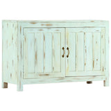 Sideboard Light Blue 110x35x70 cm Solid Mango Wood 247763