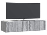 Wall-Mounted TV Cabinet Grey Sonoma 98 x 41 x 30 cm 898361