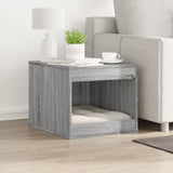 Cat Litter Box Enclosure Grey Sonoma 47x59x42 cm Engineered Wood 857765