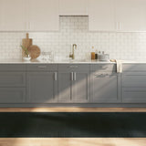 Rug Rectangular Grey 100x500 cm Bamboo 376826