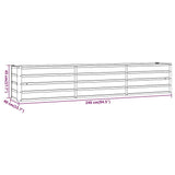 Garden Raised Bed Rusty 240x40x45 cm Corten Steel 151954