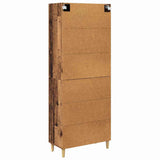 Highboard Old Wood 69.5 x 34 x 180 cm Engineered Wood 3415663