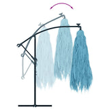 Garden Parasol with Steel Pole Blue 246x246x230 cm 4005075