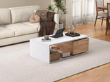 Coffee table with 360&degRotating drawer , Highgloss Centre Table with 1 drawers, Rotating Sofa Side N605P374200Z