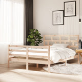 3101283 Bed Frame without Mattress Solid Wood 140x200 cm