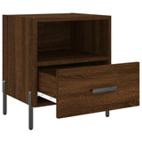 Bedside Cabinets 2 pcs Brown Oak 40x35x47.5 cm Engineered Wood 827467