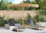 Bamboo Garden Parasol 270 cm with Banana Leaf Roof 41508
