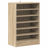 808948 Shoe Cabinet Sonoma Oak 60x35x92 cm Engineered Wood