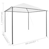 Gazebo 3x3x2.9 m White 180 g/m 312241