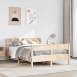Bed Frame without Mattress 120x190 cm Small Double Solid Wood Pine 3306945