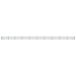 Wire Mesh Fence with Flange Green 1x25 m 154185