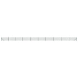 Wire Mesh Fence with Flange Green 1x25 m 154185