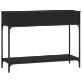 Console Table Black 100x34.5x75 cm Engineered Wood 833393