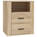 ZNTS Bedside Cabinet Sonoma Oak 50x36x60 cm Engineered Wood 816731