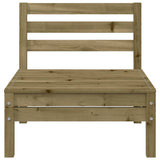 Garden Sofa 3-Seater with Footstool Impregnated Wood Pine 838060