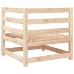 Garden Corner Sofa Solid Wood Pine 805660