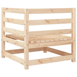Garden Corner Sofa Solid Wood Pine 805660