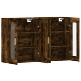 Wall Mounted Cabinets 2 pcs Smoked Oak Engineered Wood 3197902
