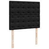 Box Spring Bed with Mattress Black 120x190 cm Small Double Velvet 3290872