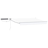 Electric Retractable Awning White 3.5 x 2 m 3419906
