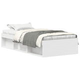 Bed Frame without Mattress White 90x190 cm Single 3203838