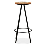 Bar Stools 4 pcs Solid Reclaimed Wood 245446