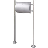 Mailbox on Stand Stainless Steel 271745