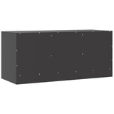 TV Cabinet Black 99x39x44 cm Steel 841643