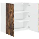 Wall Cabinet PORTO Smoked Oak 80 x 31 x 80 cm Engineered Wood 885410