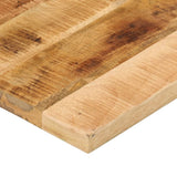 Table Top 70x60x1.5 cm Rectangular Solid Wood Rough Mango 371327